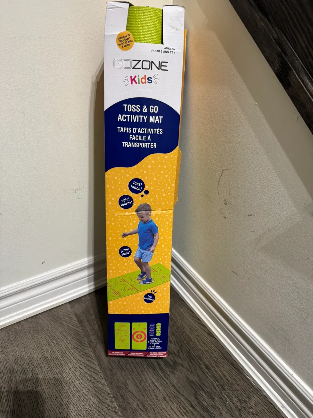 Go Zone Kids Toss & Go Activity Mat - New