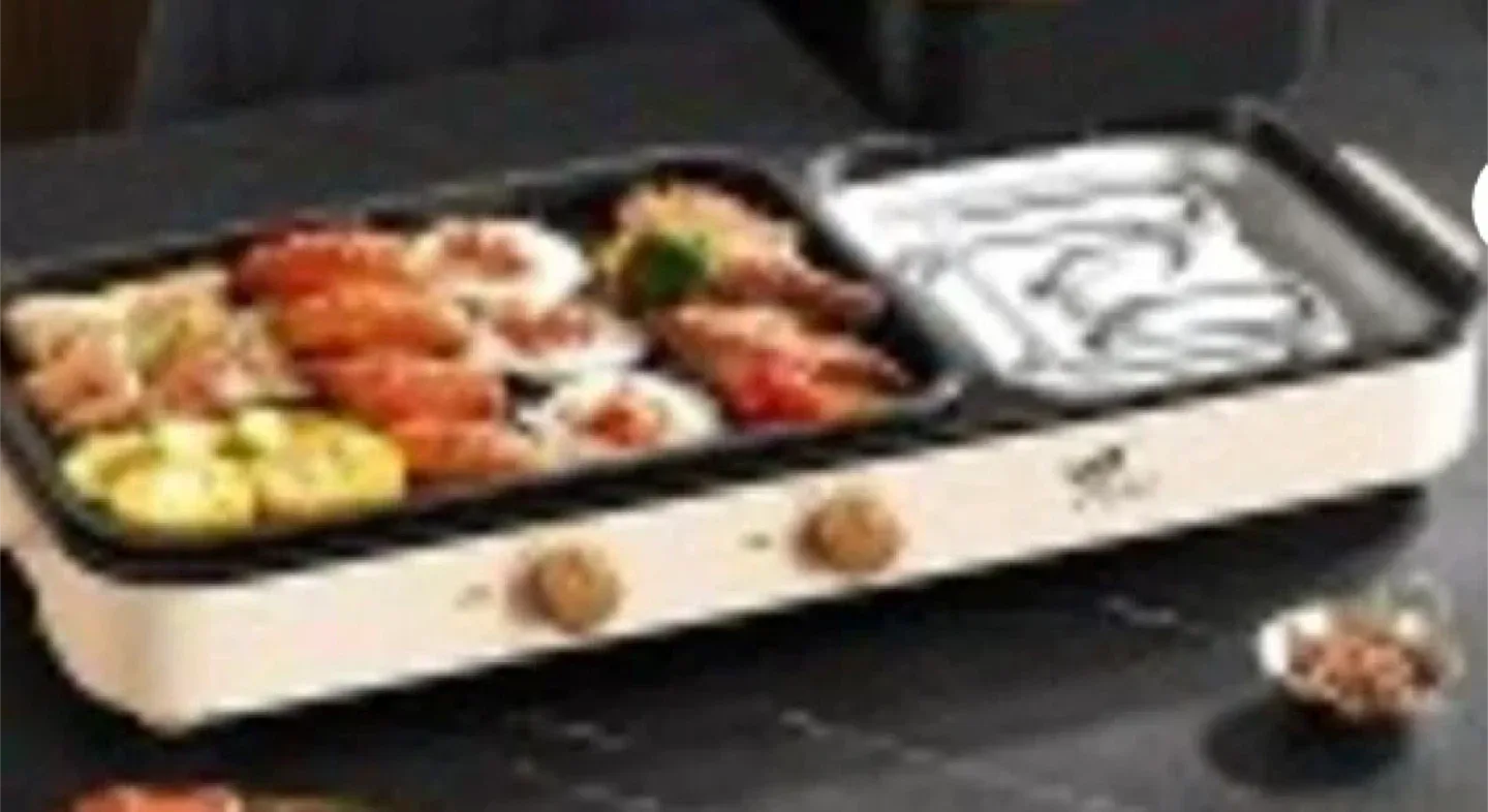 Hot Pot 2 in 1 Multi-function Smokeless Shabu-Shabu Hotpot thumbnail