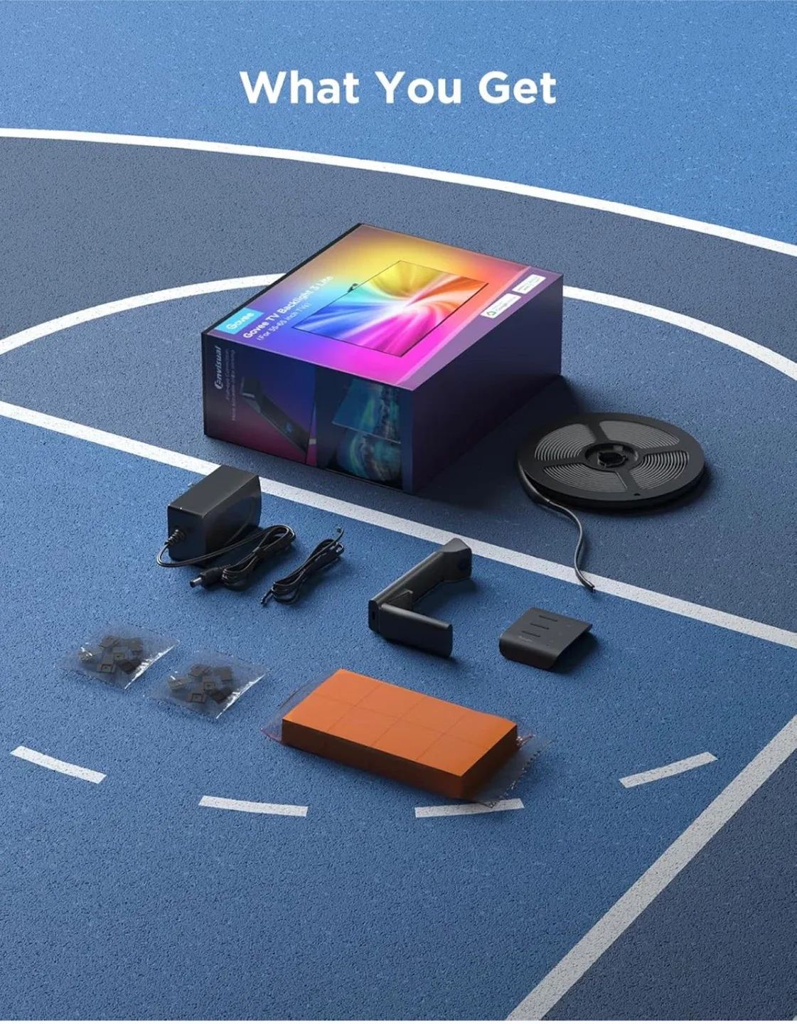 TV Backlight 3 Lite with Fish-Eye Correction Function Sync image indicator(9)