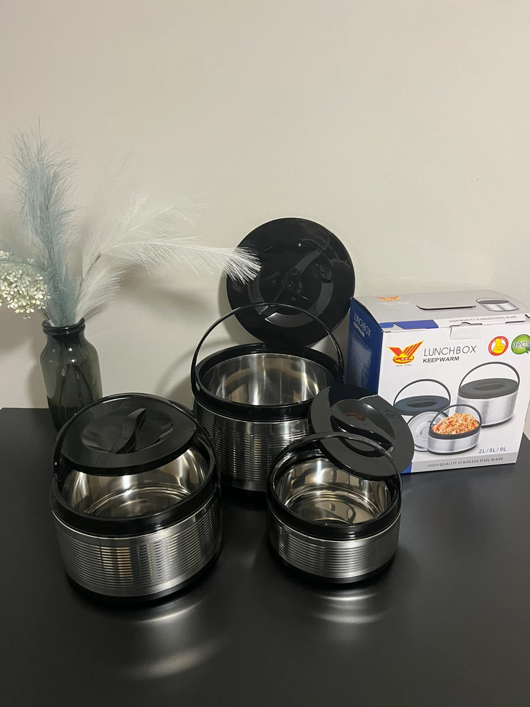 Qun Ying Keepwarm Lunchbox Set - 3 Pieces - photo 4