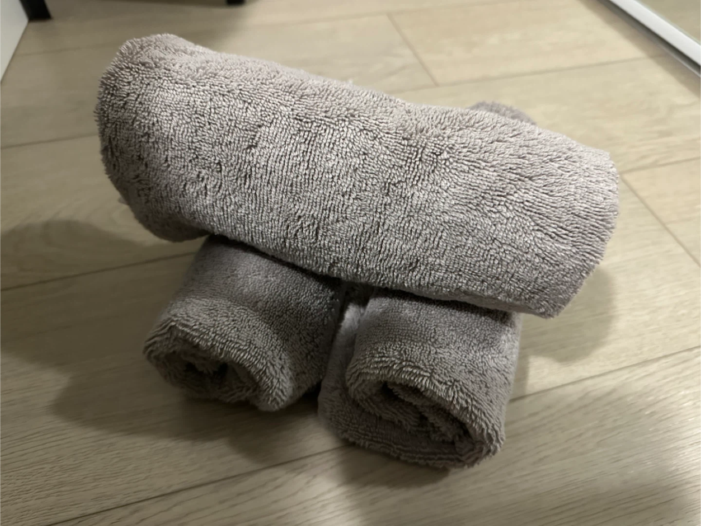 Grey Hand Towels - Set of 3 - photo 4