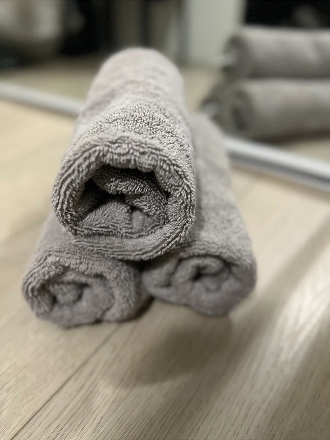 Grey Hand Towels - Set of 3 - photo 2