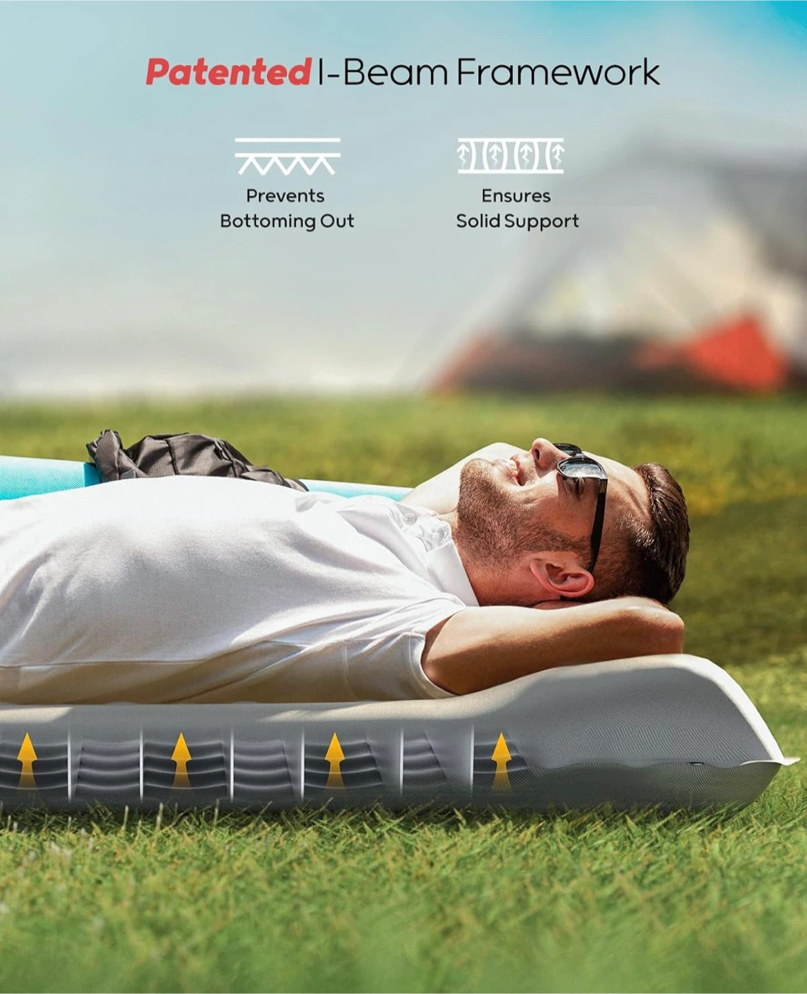 Inflatable Sleeping Pad/mattress for camping or outdoor use. - photo 3
