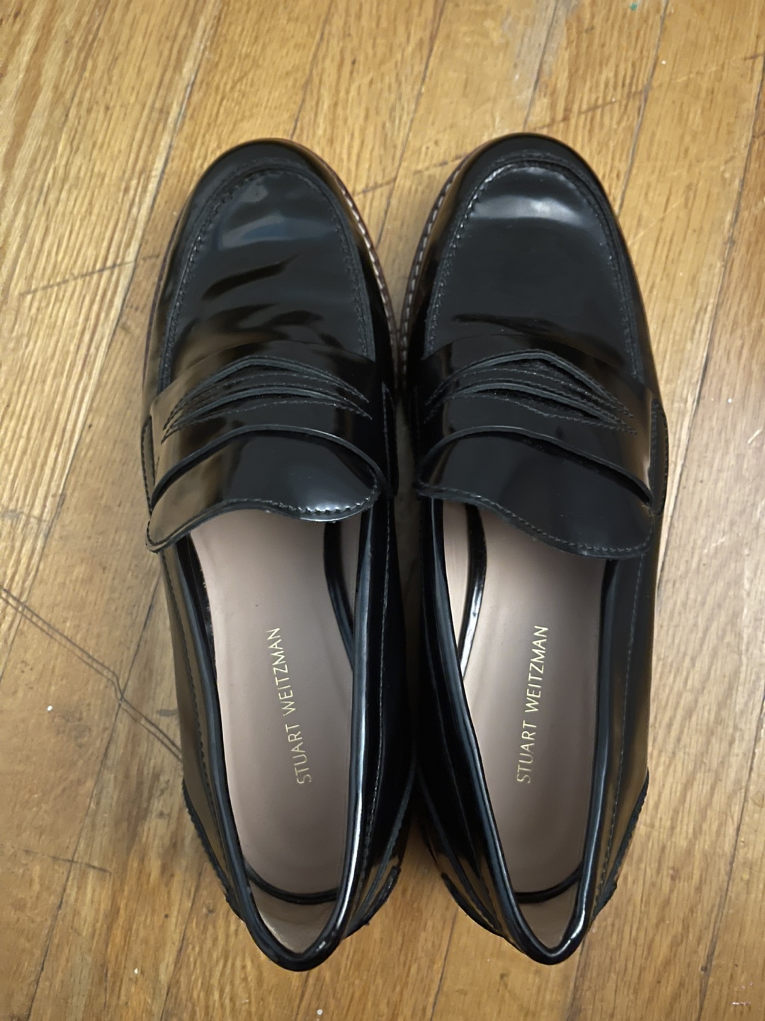 Stuart Weitzman Black Loafer, Size 7.5 - photo 3