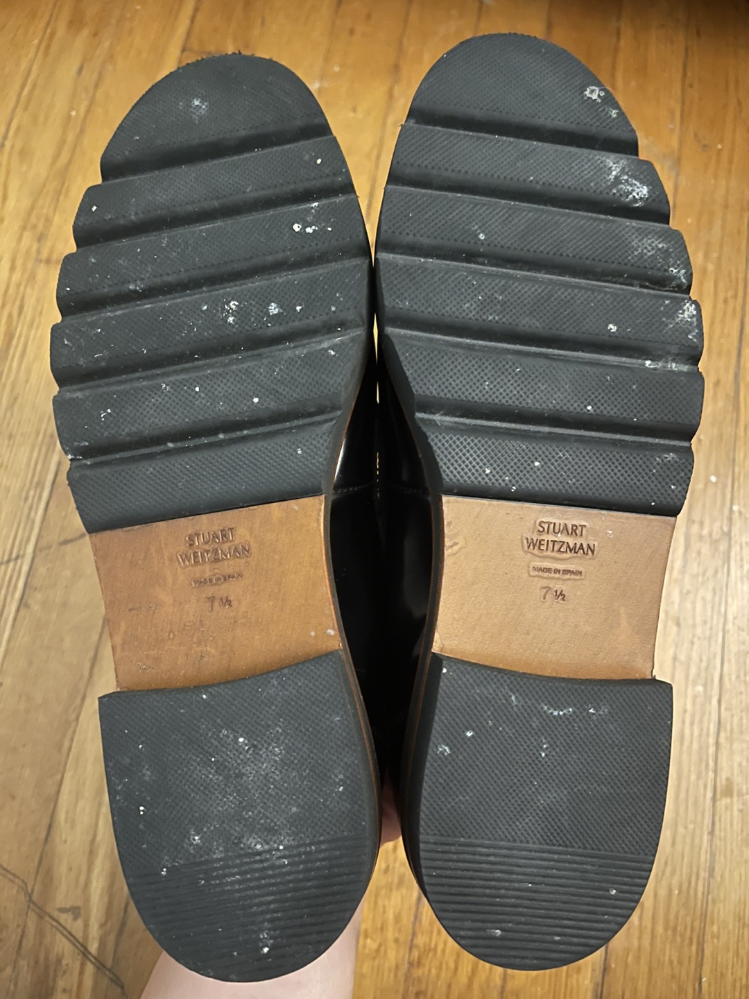 Stuart Weitzman Black Loafer, Size 7.5 - photo 2