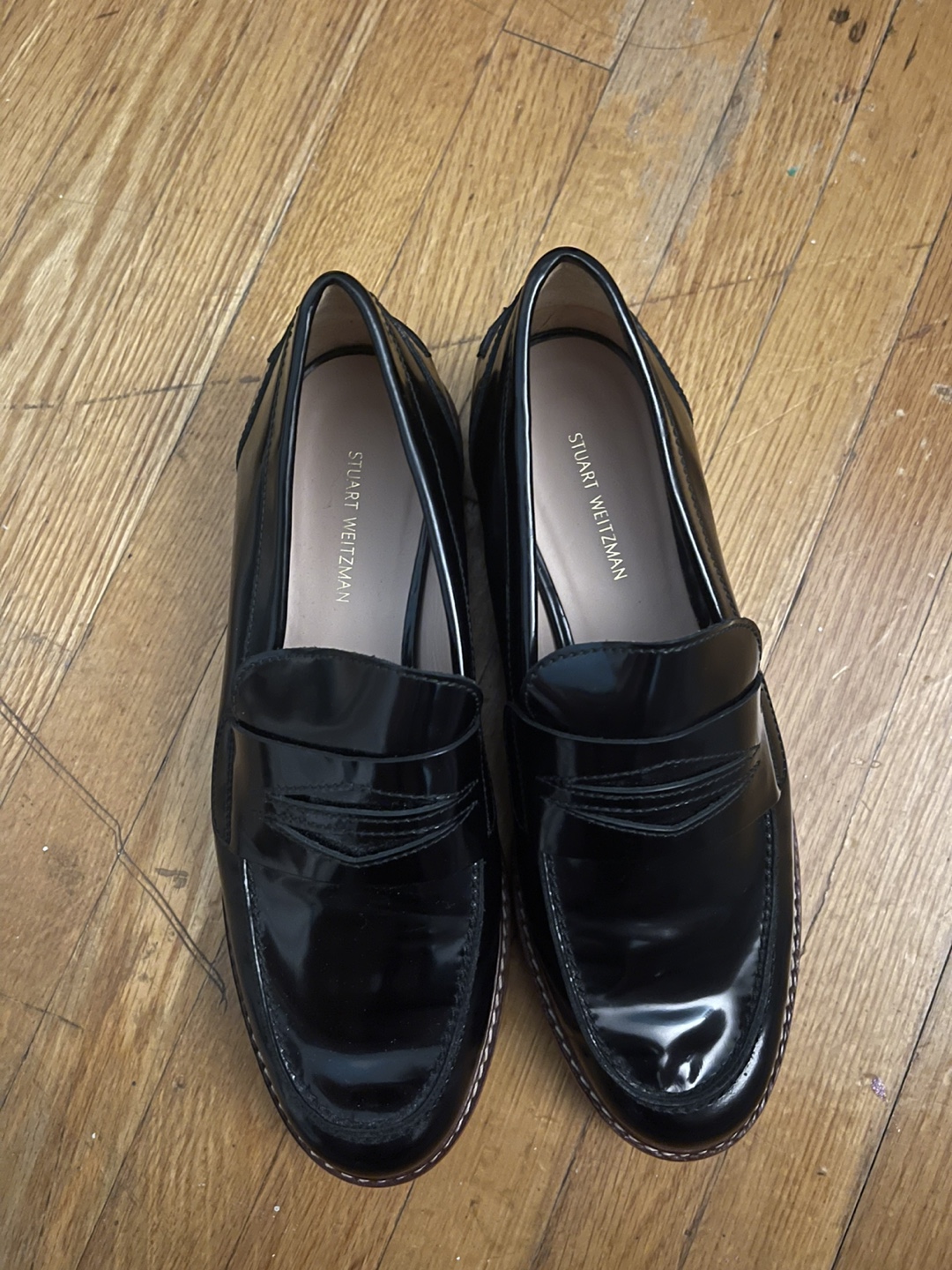 Stuart Weitzman Black Loafer, Size 7.5