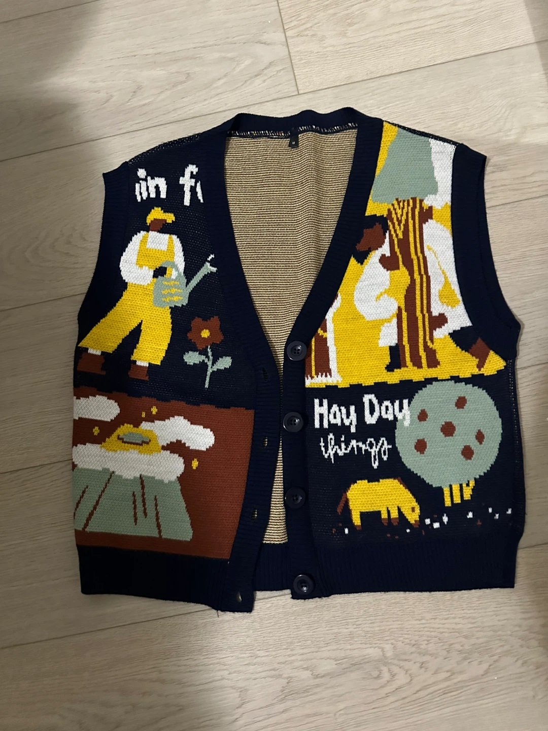 Hay Day Things Knit Vest