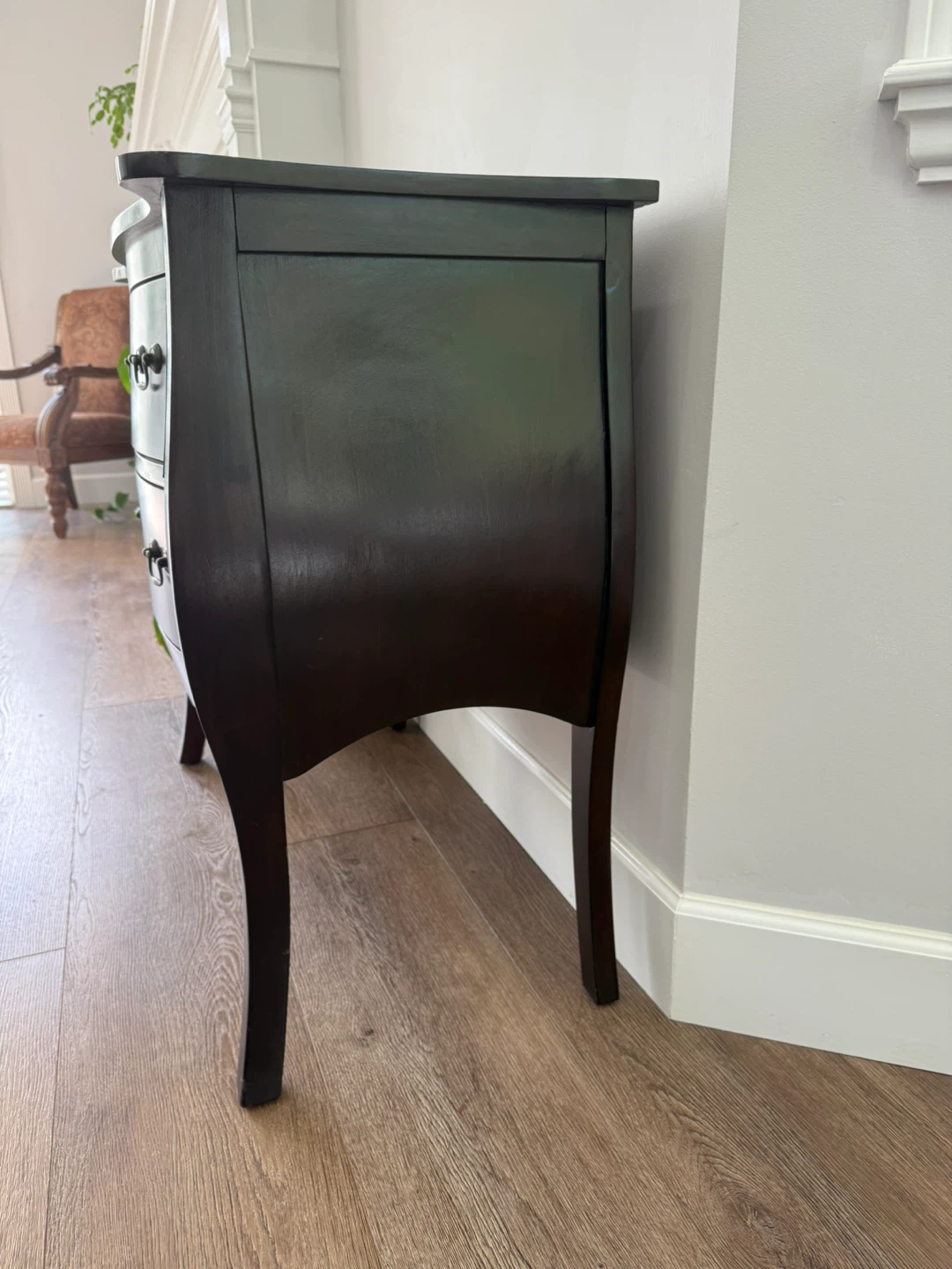 Dark Wood Two-Drawer Chest - photo 3