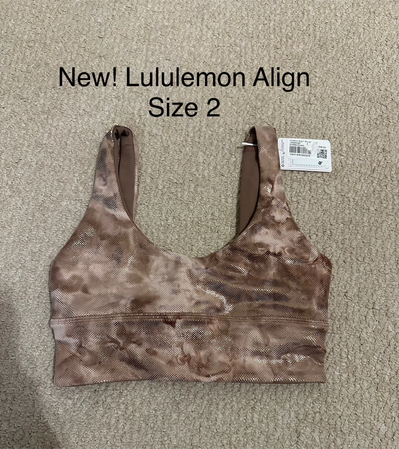 New! Lululemon Align Tank Top Size 2