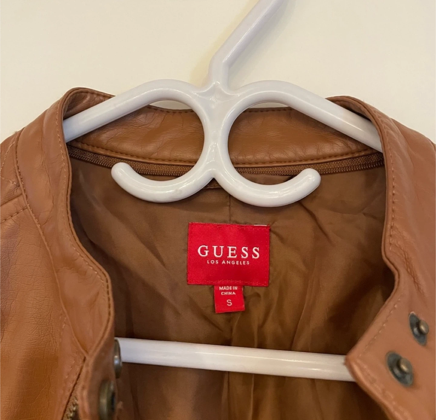 Guess Faux Leather Jacket - Size Small - photo 2