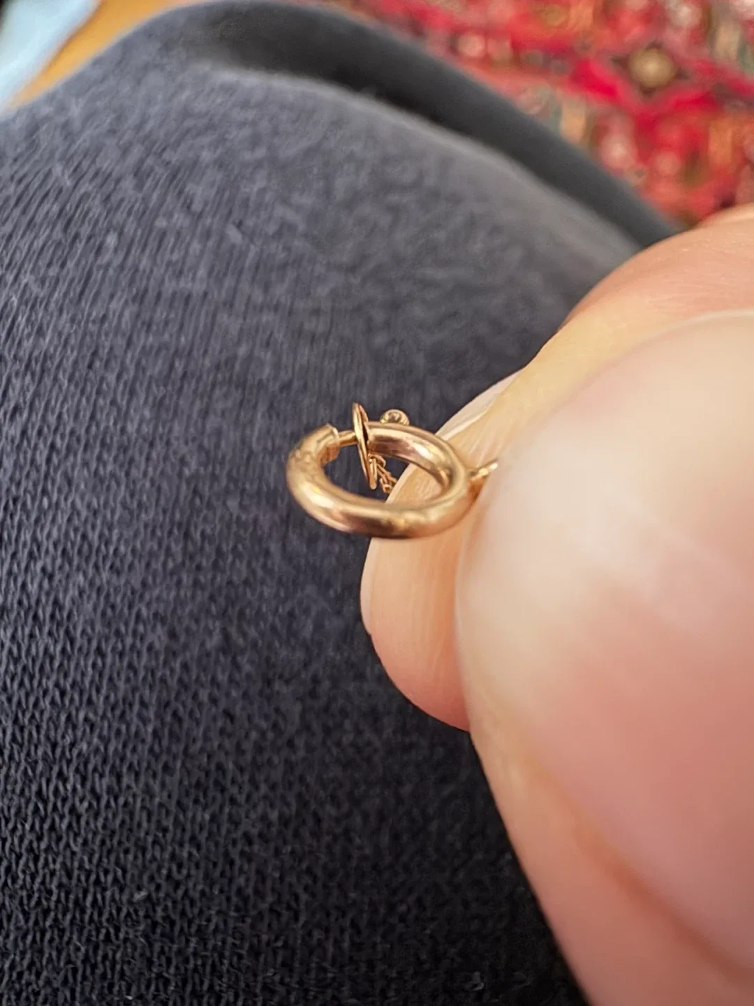 14 karat Bow Pendant Necklace image indicator(6)