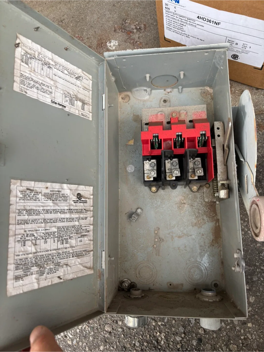 Eaton Cutler-Hammer 4HD361NF Heavy Duty Safety Switch image indicator(2)