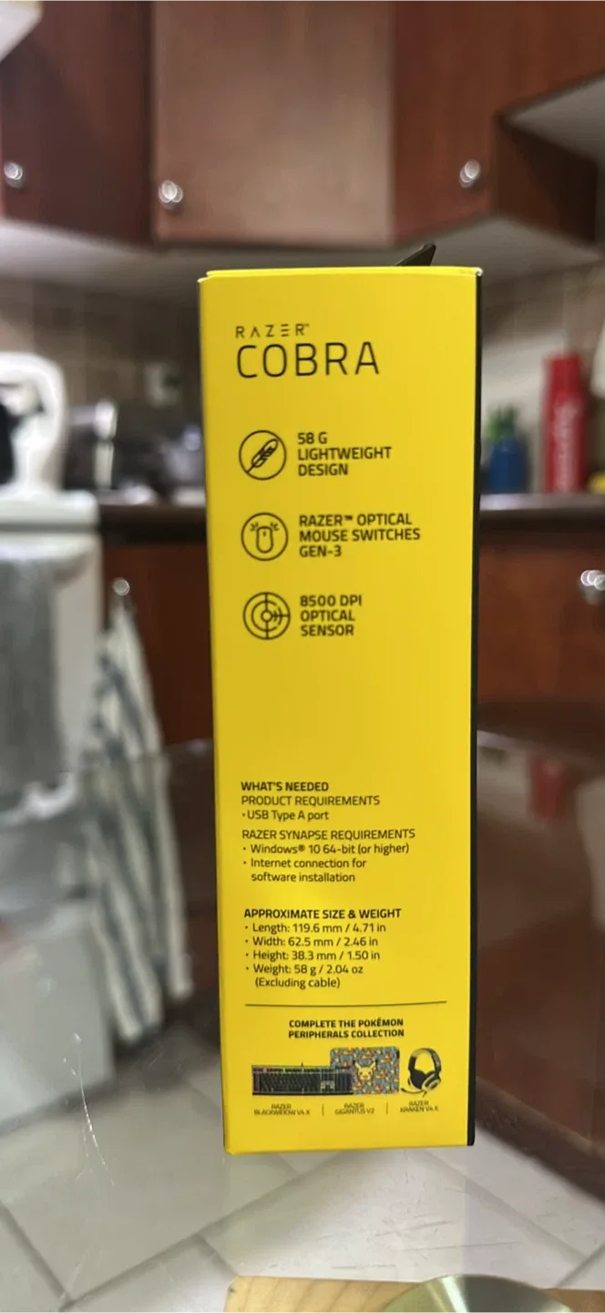 New Razer Cobra Pokémon Edition Gaming Mouse image indicator(2)