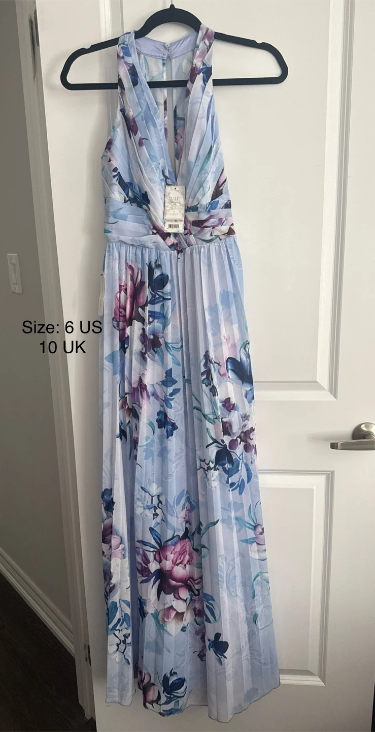 Lipsy VIP Floral Maxi Dress - Size 6 US