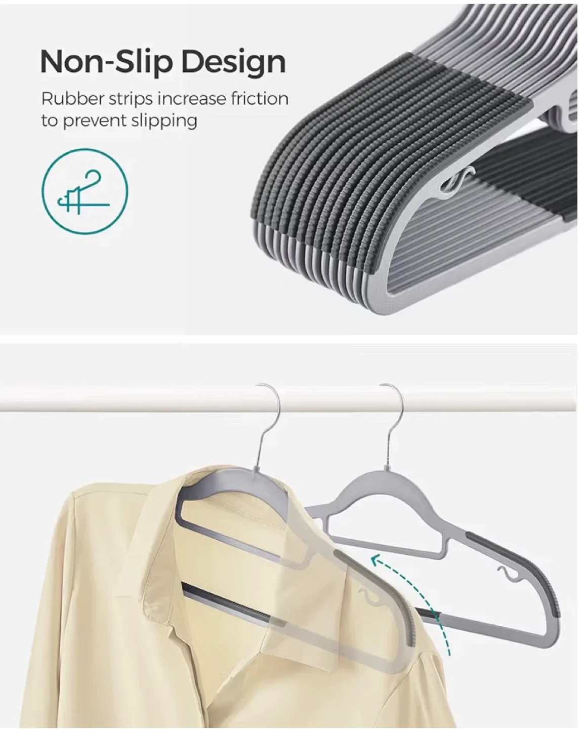 Clothes Hangers - Non-Slip Velvet Hangers image indicator(4)