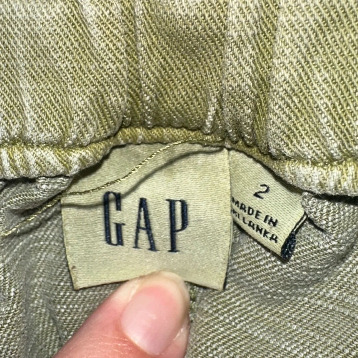 Gap Olive Green Jogger Pants - Size 2 - photo 2