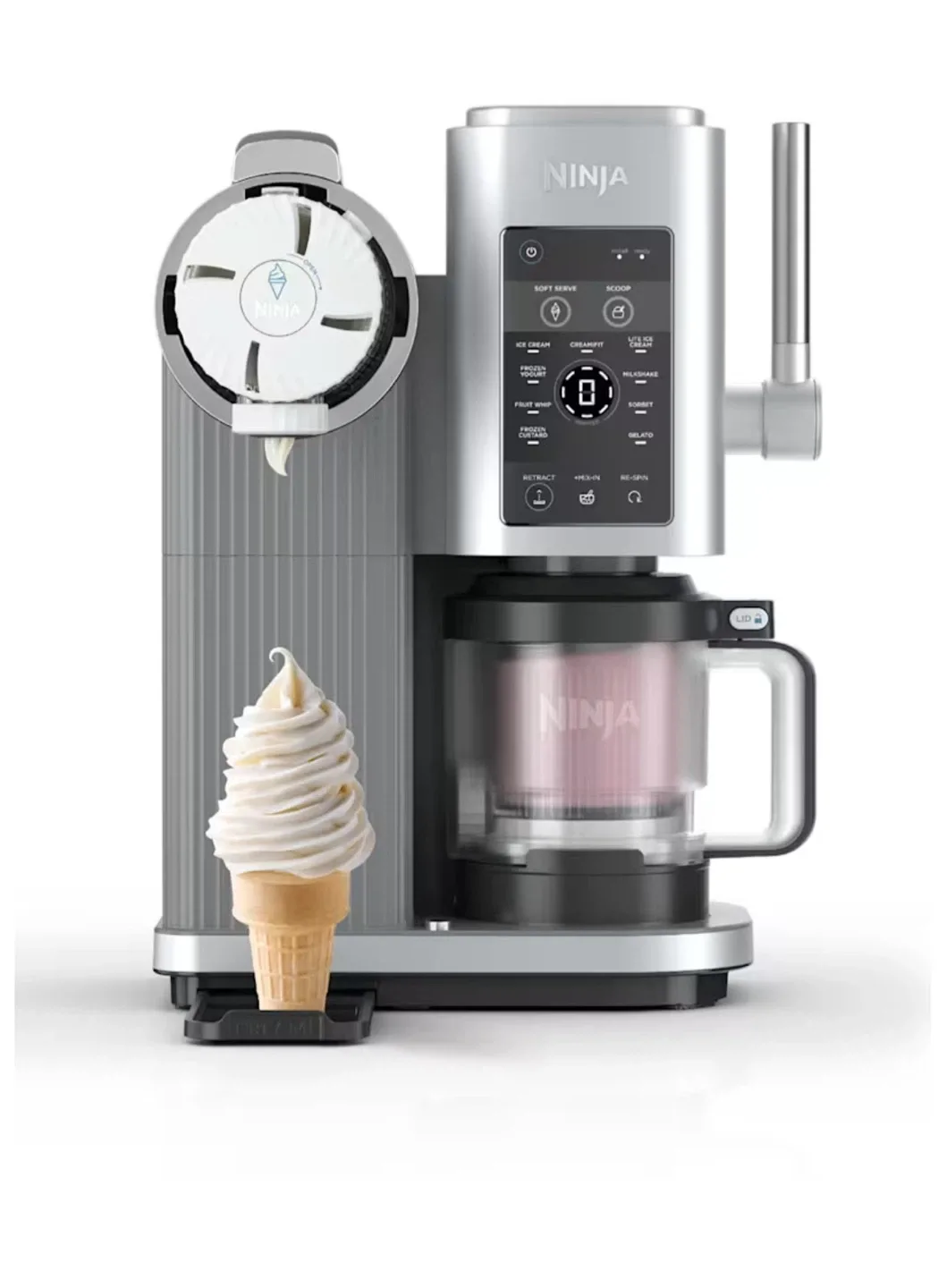 Ninja Swirl ice cream maker w/ 4 pints