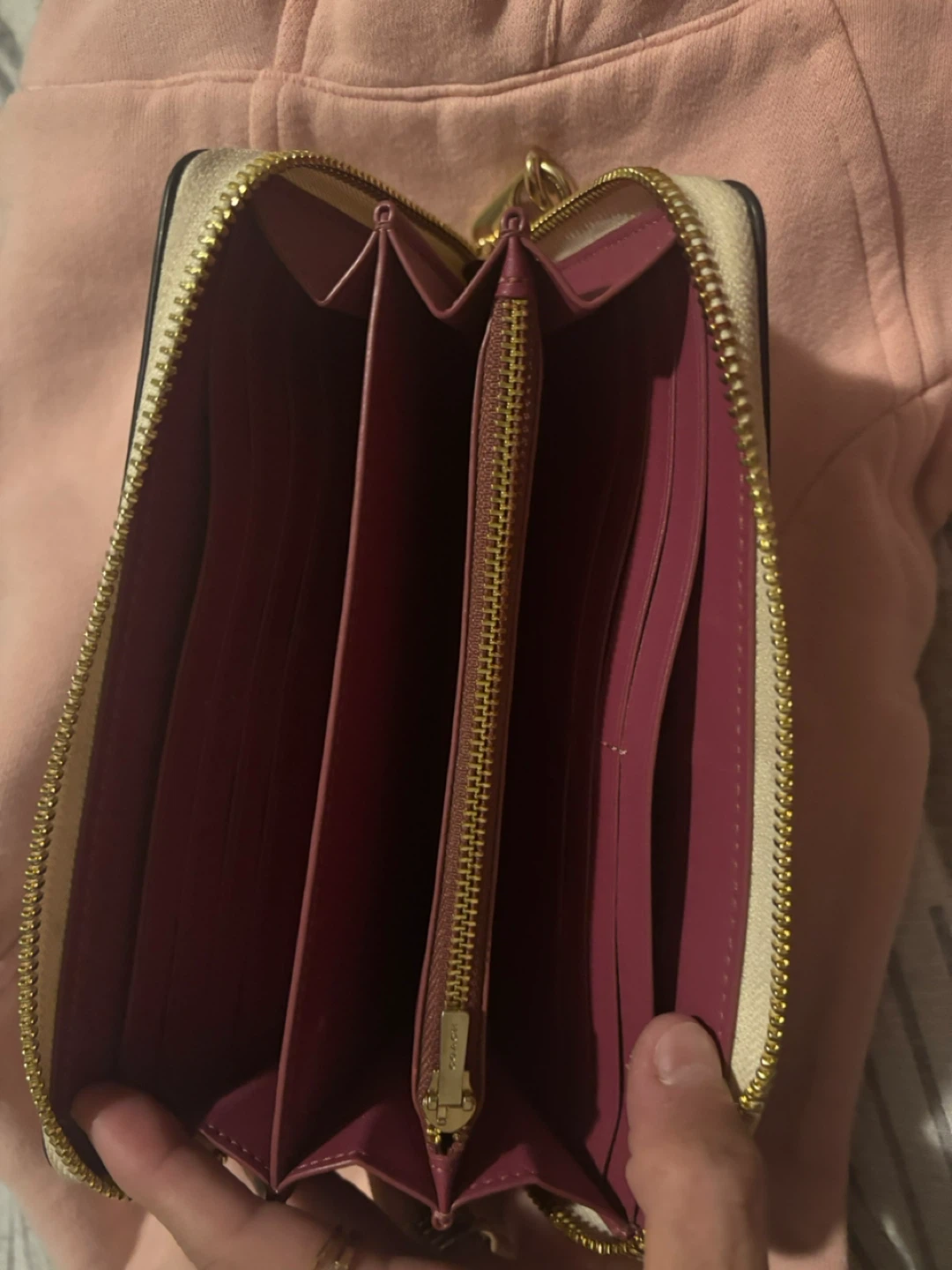 Coach Beige/Pink Wallet - photo 2