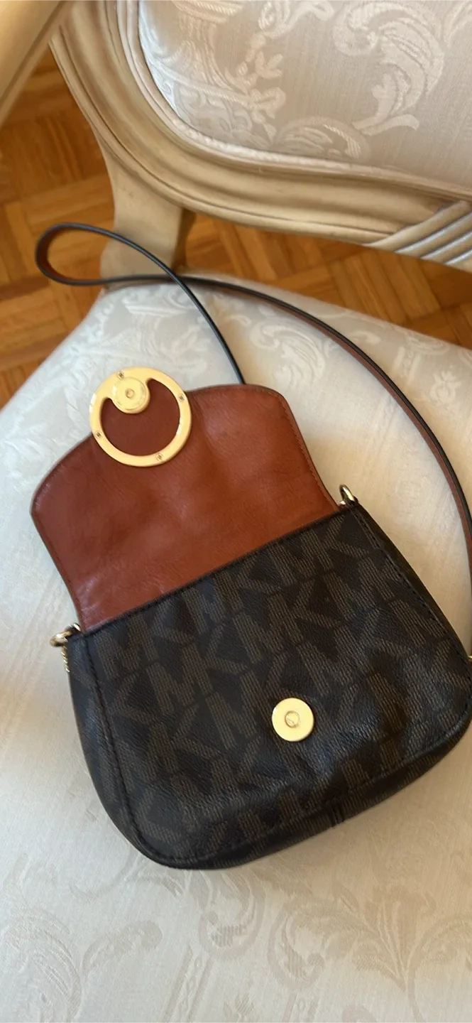 Michael Kors Brown Crossbody Bag image indicator(4)