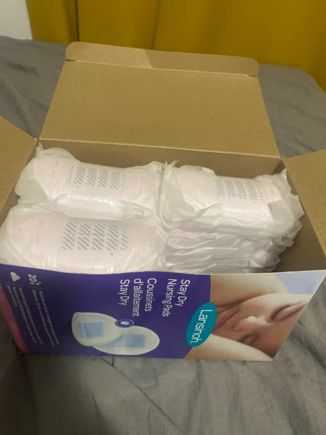 Lansinoh Stay Dry Nursing Pads, New in Box