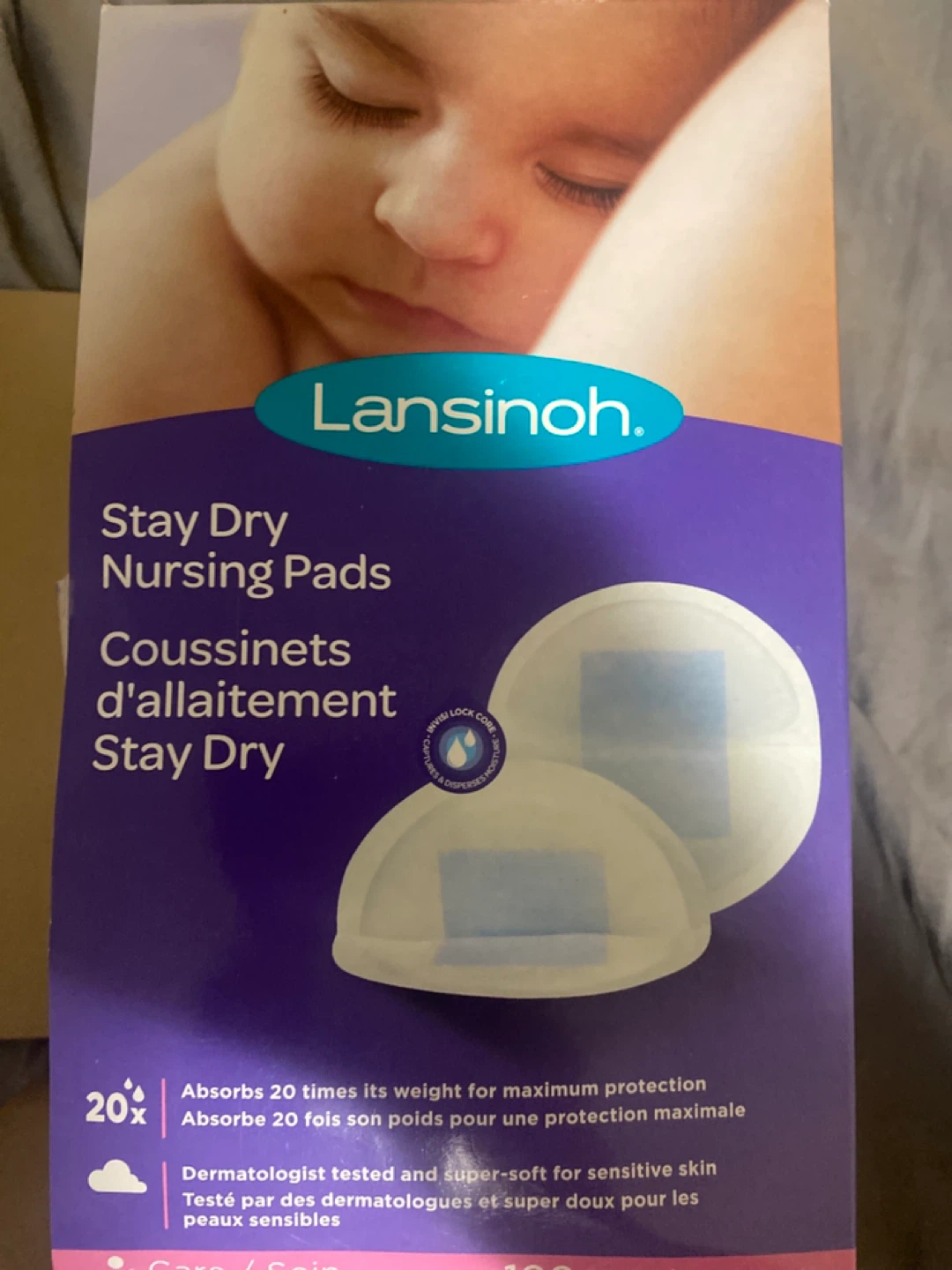 Lansinoh Stay Dry Nursing Pads, New in Box - photo 2