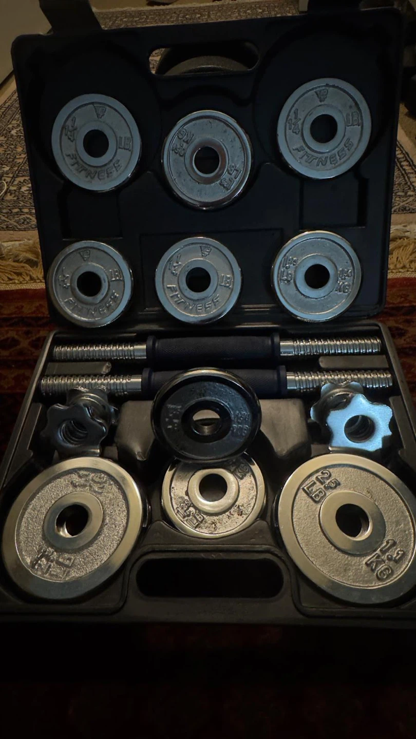 Fitness Weight Set with Case
