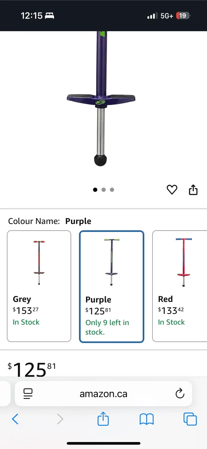 Grom Pogo Stick - Purple image indicator(3)