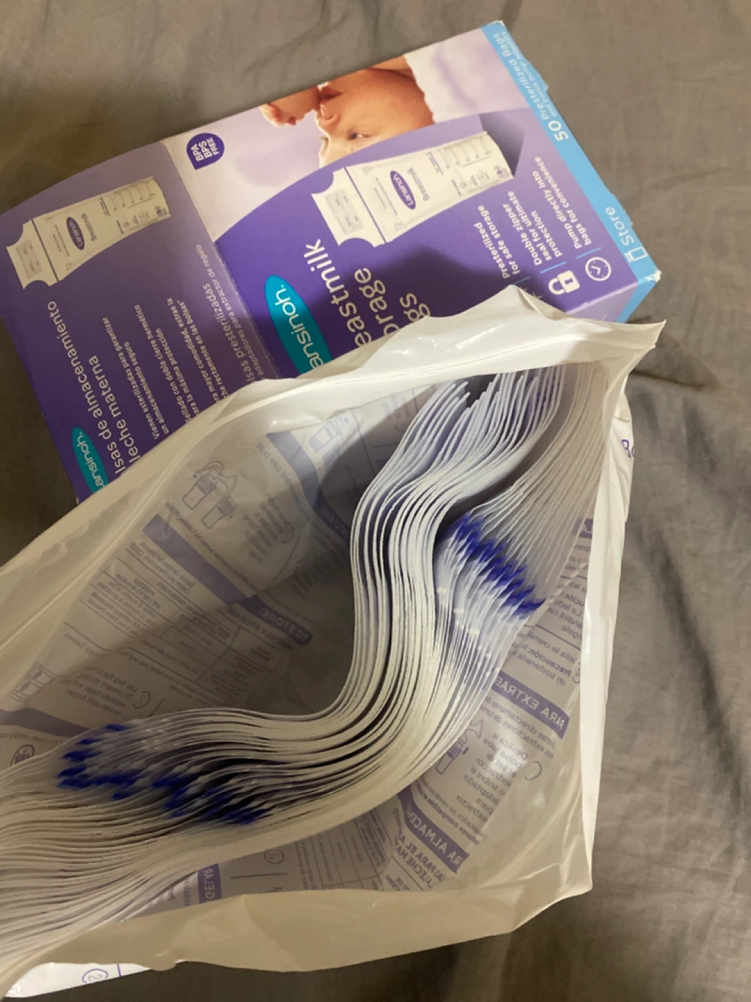 Lansinoh Breastmilk Storage Bags, 50 Count