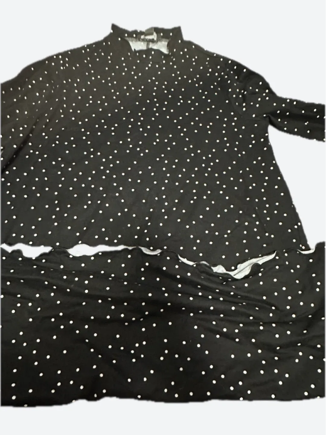 H&M Black Polka Dot Dress thumbnail