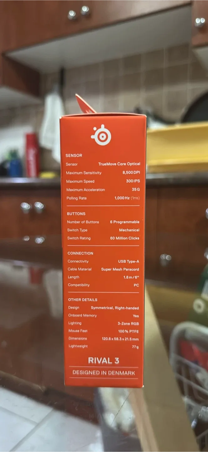 SteelSeries Rival 3 Gaming Mouse - New in Box! image indicator(3)