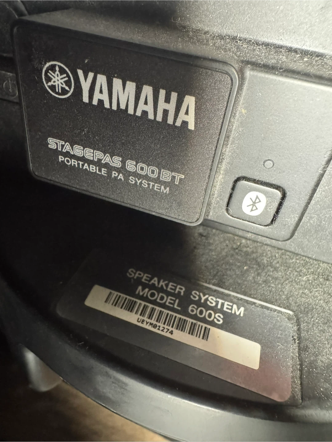 Yamaha Stagepas 600BT Portable PA System