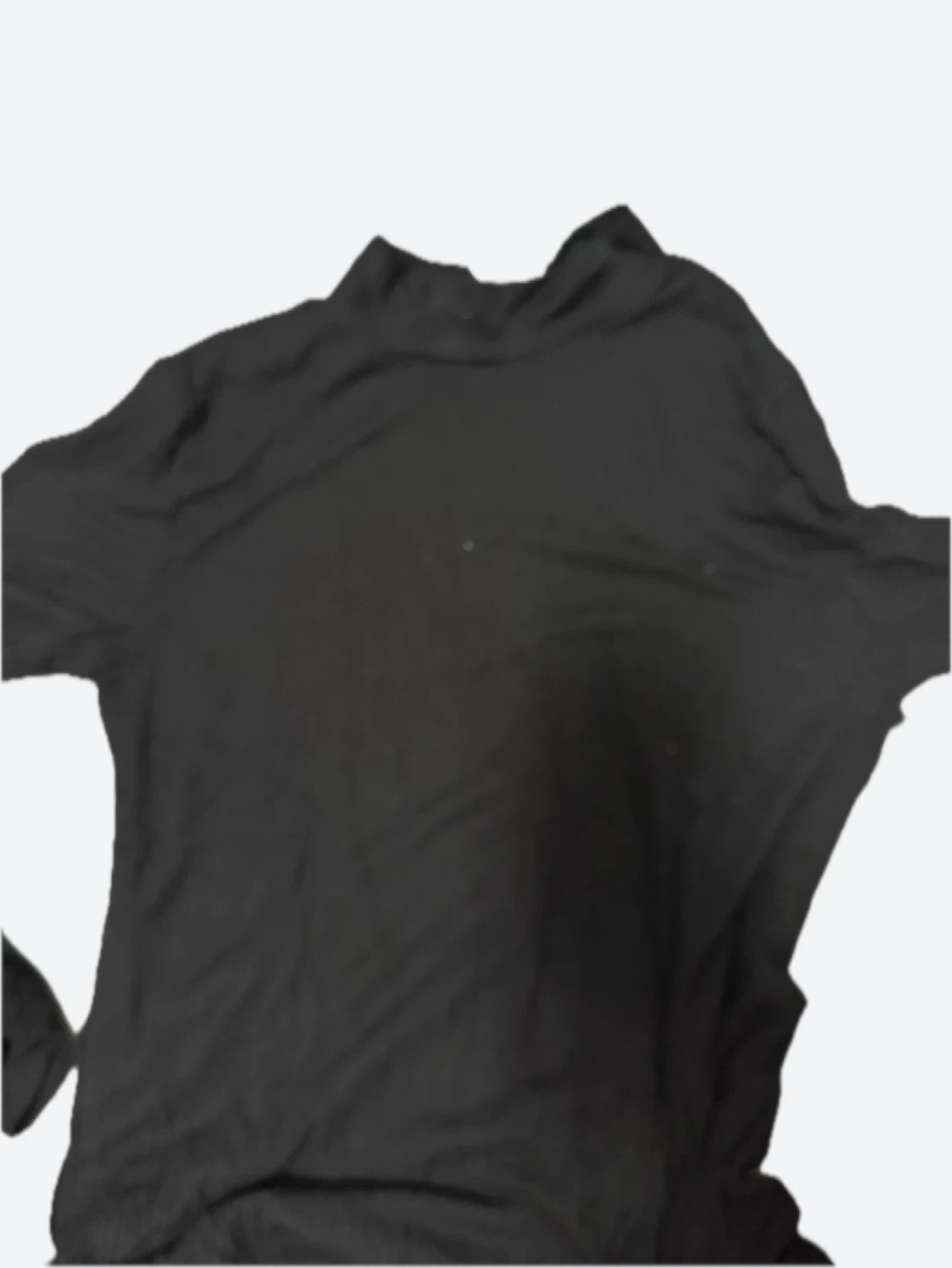 Black Turtleneck Top - photo 2