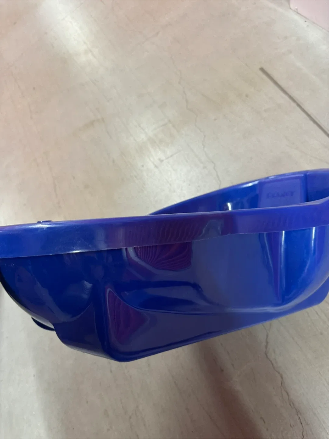 Blue Plastic Toboggan Sled image indicator(2)