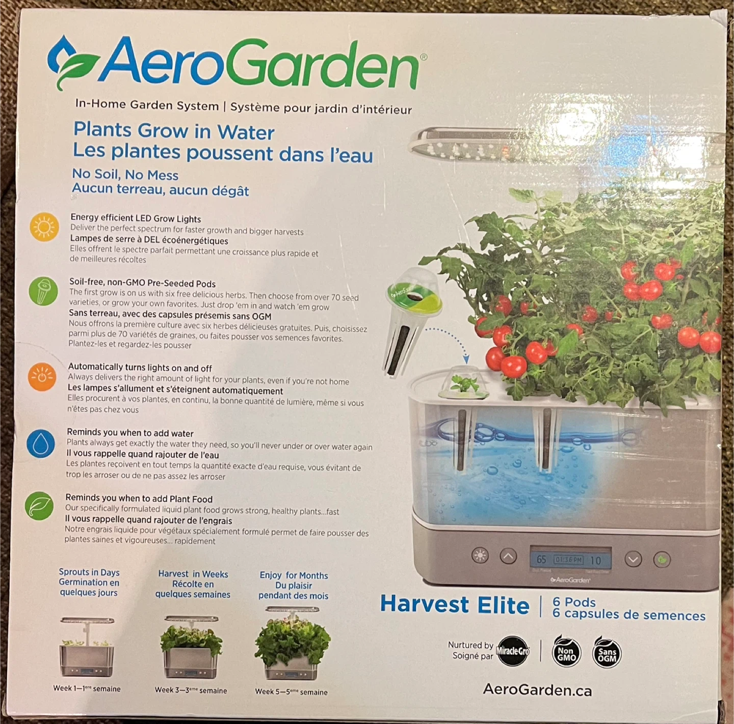 AeroGarden Harvest Elite - Grow Fresh Herbs Indoors! - photo 2