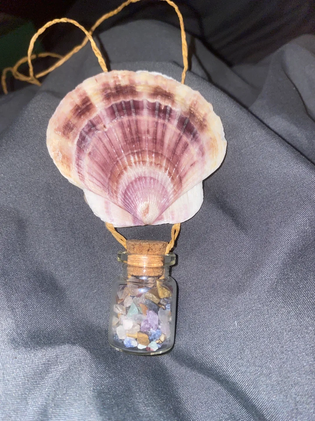 Seashell & Crystal Hot Air Balloon Ornament image indicator(2)