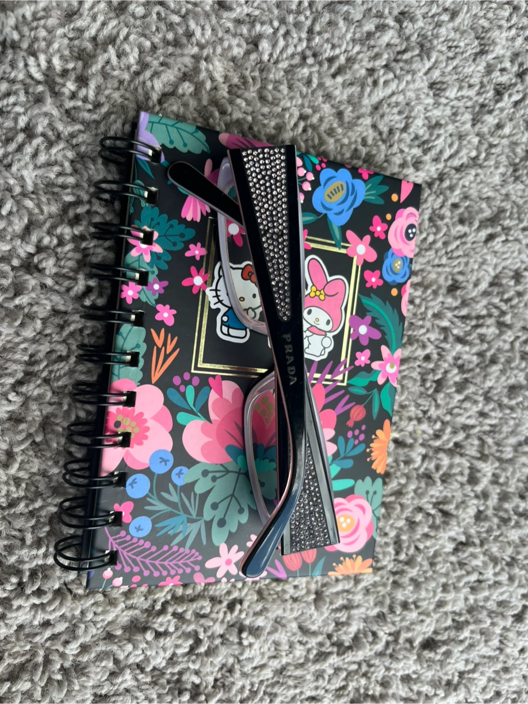 Prada Eyeglasses Black with Rhinestones - photo 4