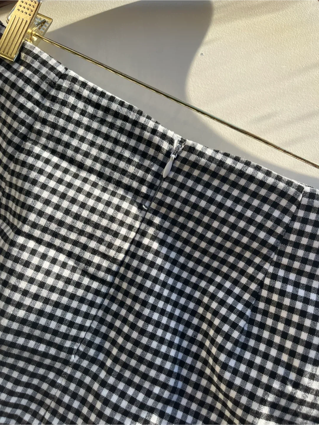 Gingham Mini Skirt with pockets image indicator(3)