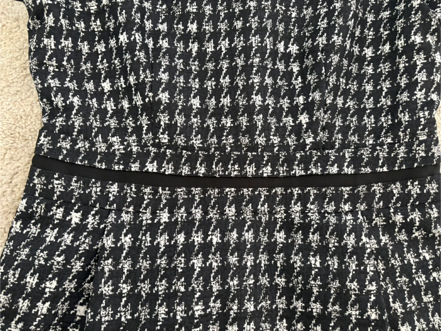 Black & White Houndstooth Dress - Size 6 - photo 3