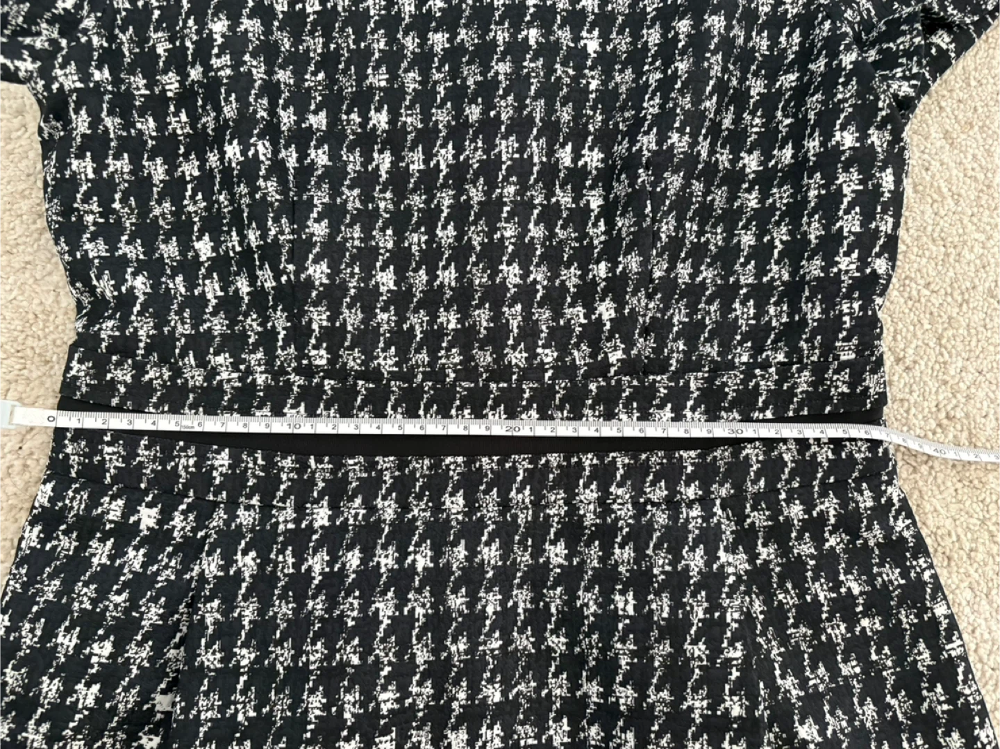 Black & White Houndstooth Dress - Size 6 - photo 4
