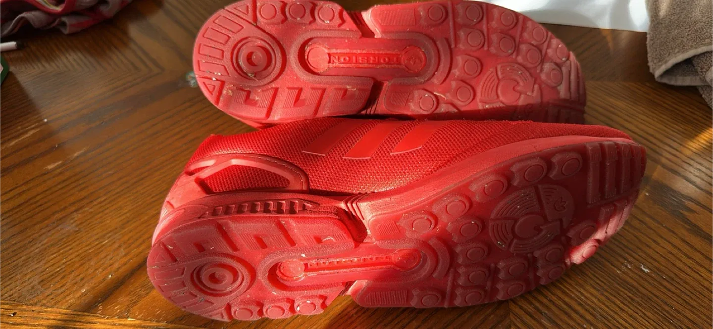 Adidas ZX Flux Red Shoes, US Size 10 image indicator(2)