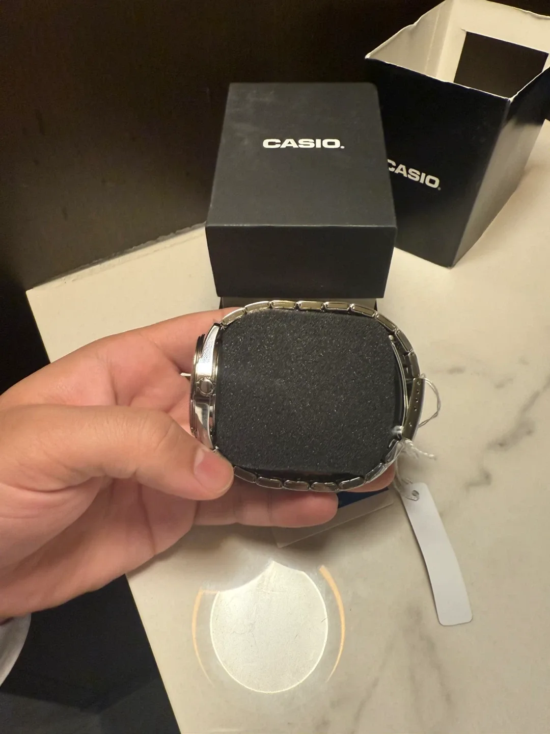 Casio Tiffany - ice blue waffle dial ( New Release ) image indicator(2)