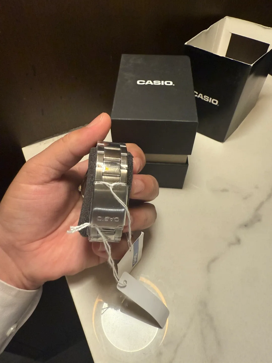 Casio Tiffany - ice blue waffle dial ( New Release ) image indicator(3)