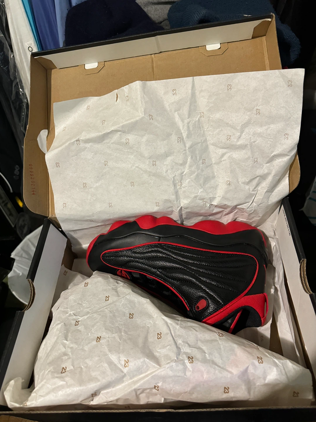 Jordan Pro Strong Black/Red Size 6.5 Youth - photo 4