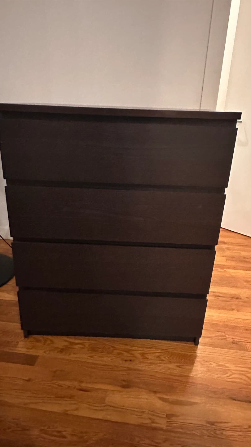 4-Drawer Chest - Brown