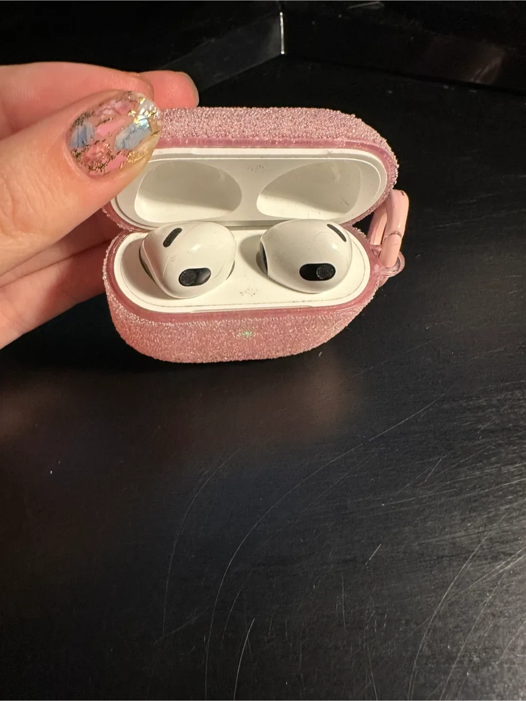 Apple AirPods 3rd Gen with Pink Case image indicator(3)