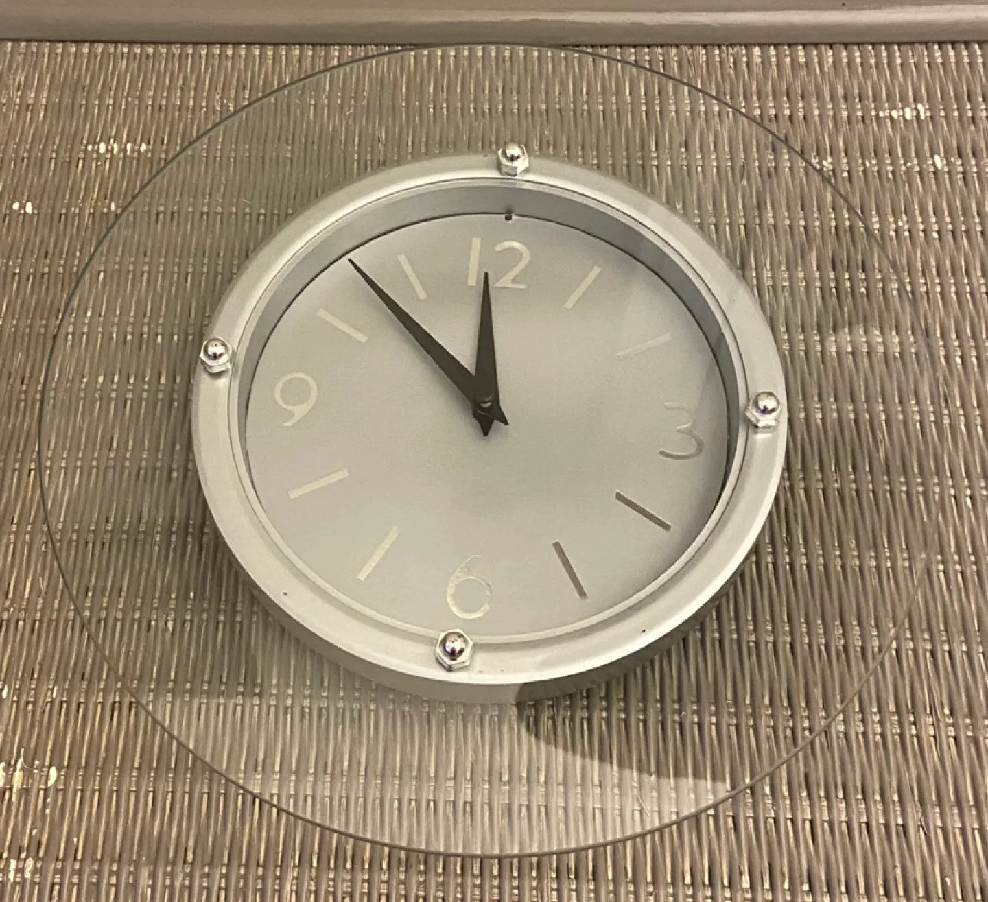 Wall Clock with Glass Overlay🥕 image indicator(5)