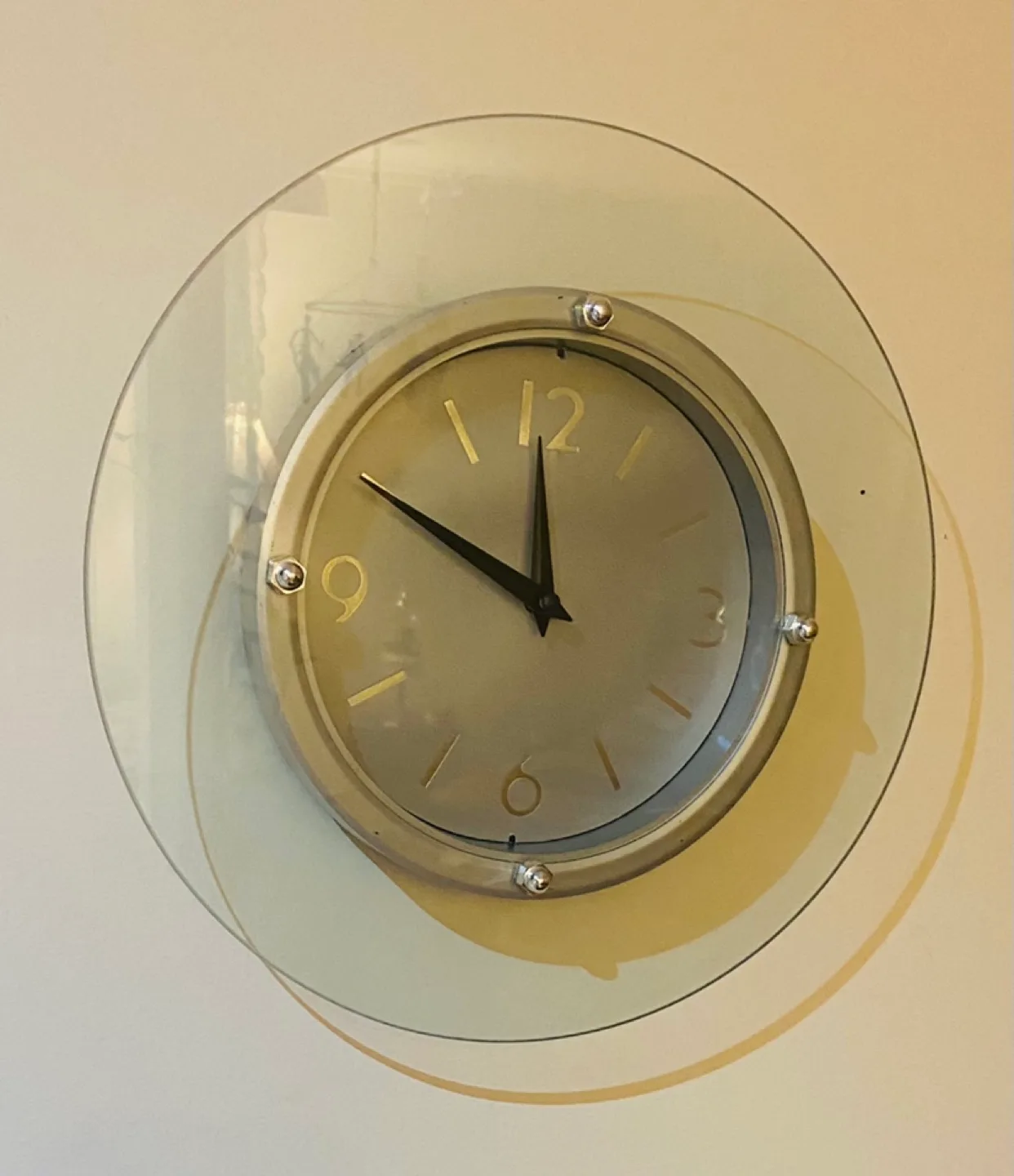 Wall Clock with Glass Overlay🥕 image indicator(2)