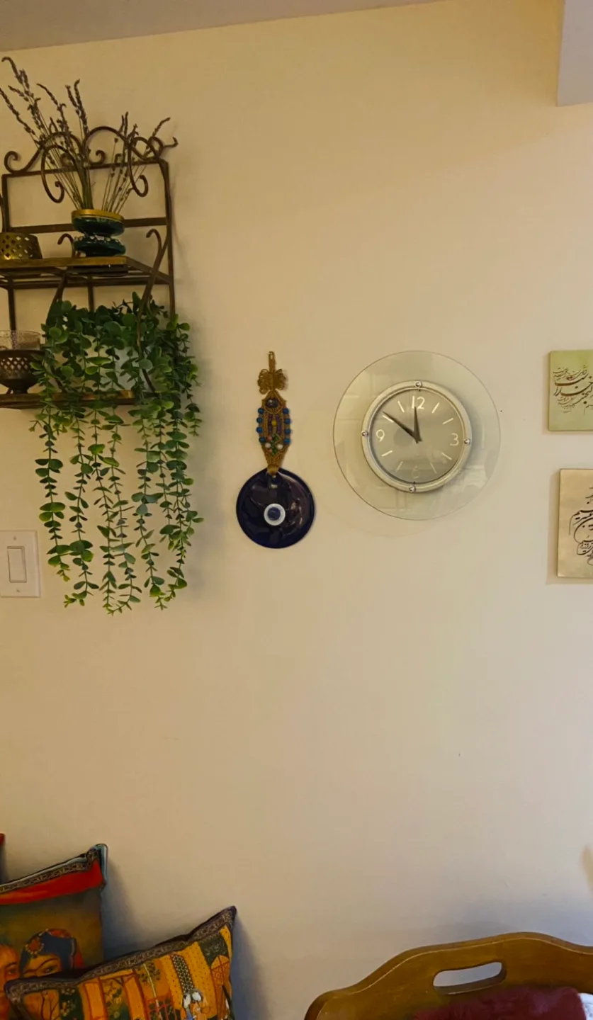 Wall Clock with Glass Overlay🥕 image indicator(3)