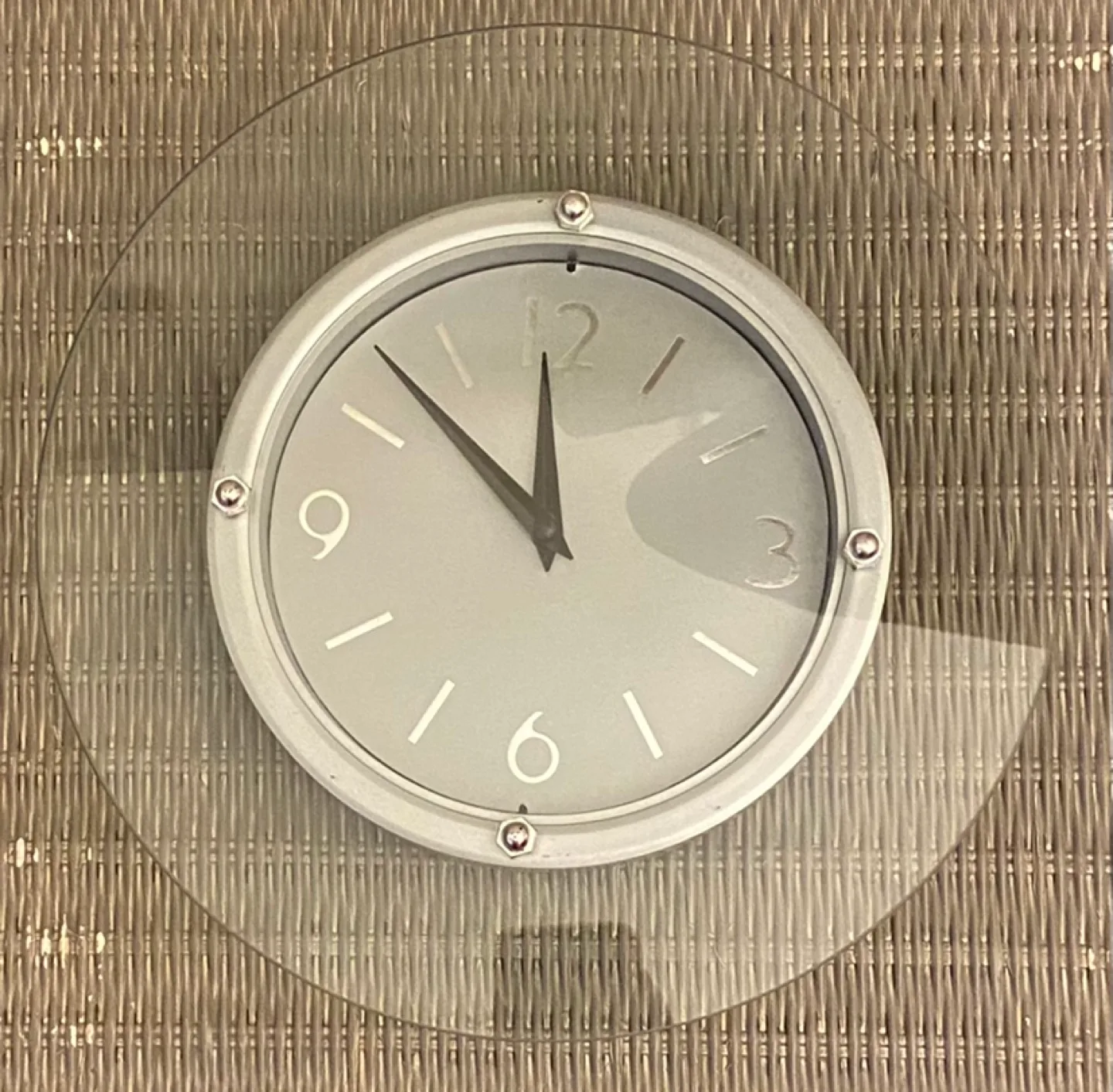 Wall Clock with Glass Overlay🥕 image indicator(4)
