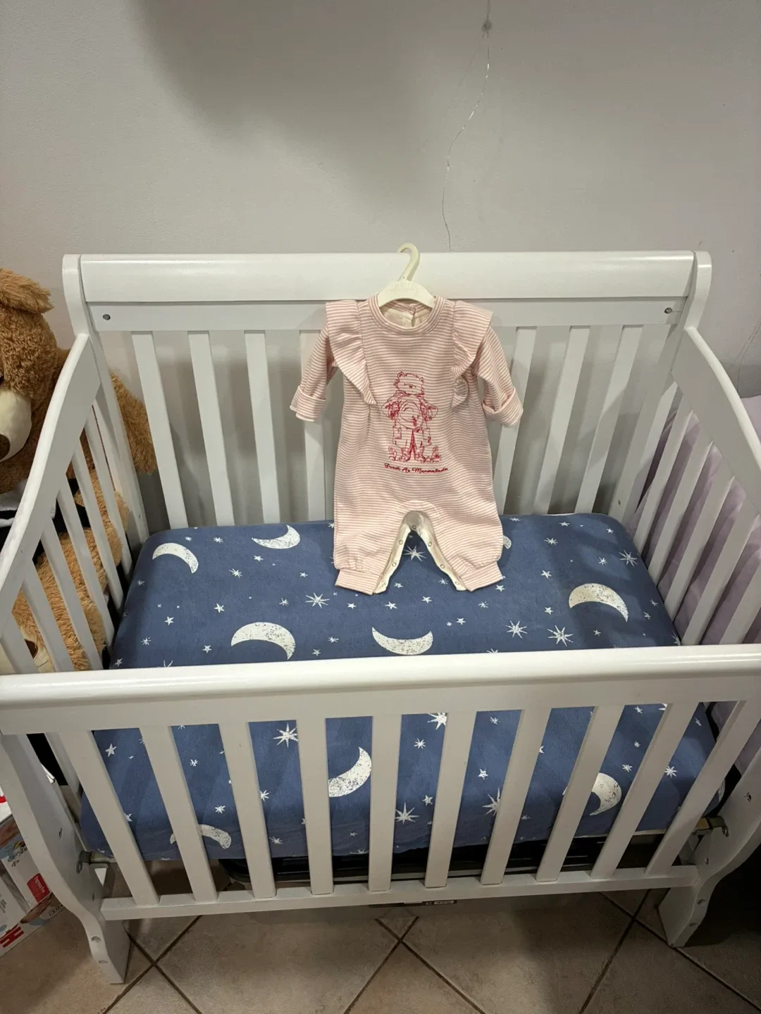 Baby Crib & Changing Table Set